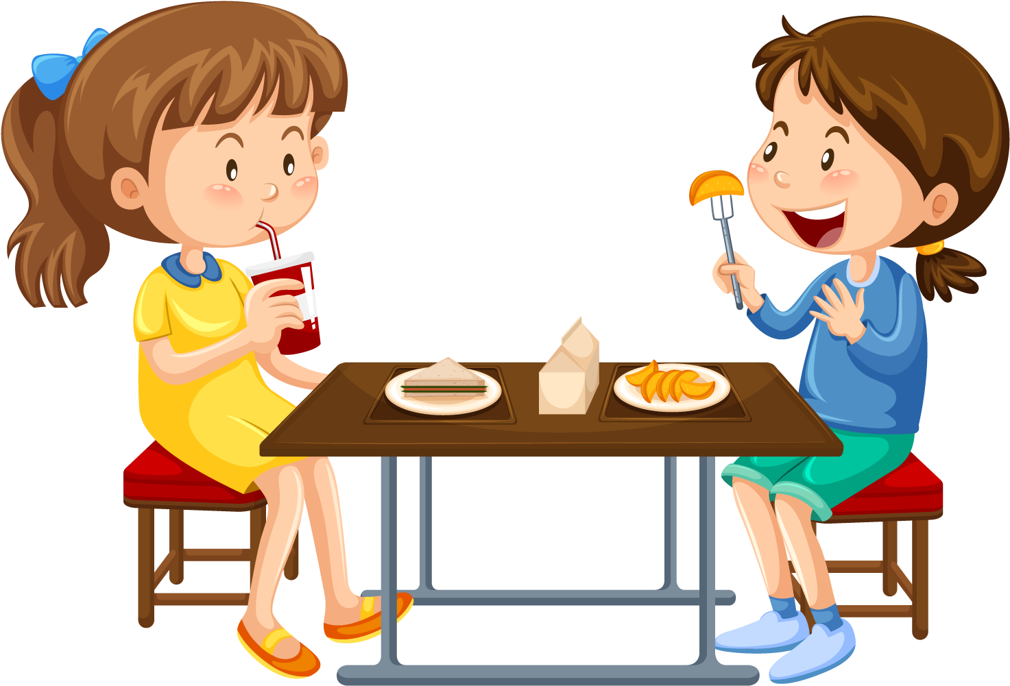 Cafeteria Royalty-free Clip Art - School Cafeteria Clipart (1600x1600)