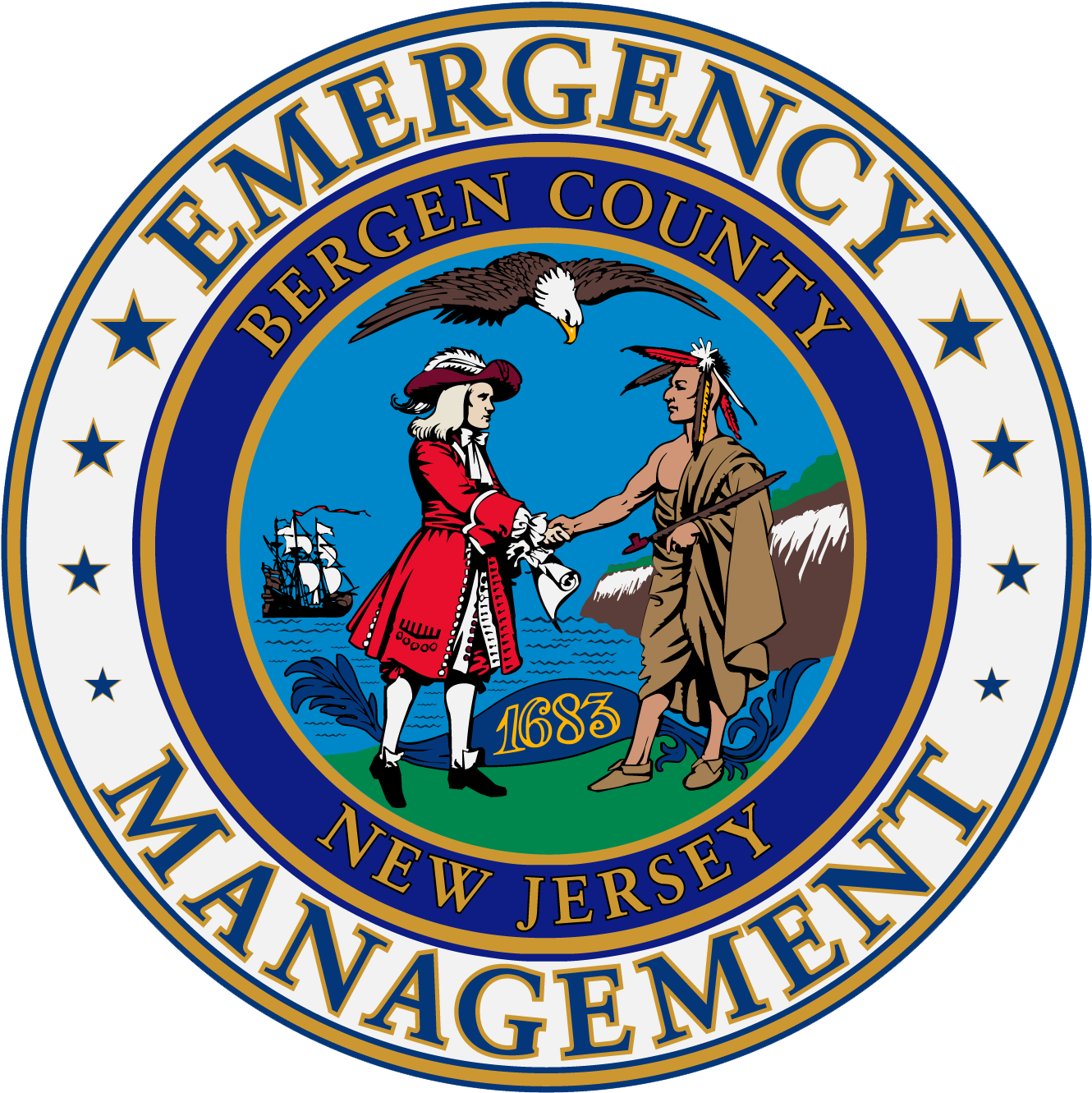 The Bergen County Office Of Emergency Management Is - Bergen County, New Jersey (1350x1342)