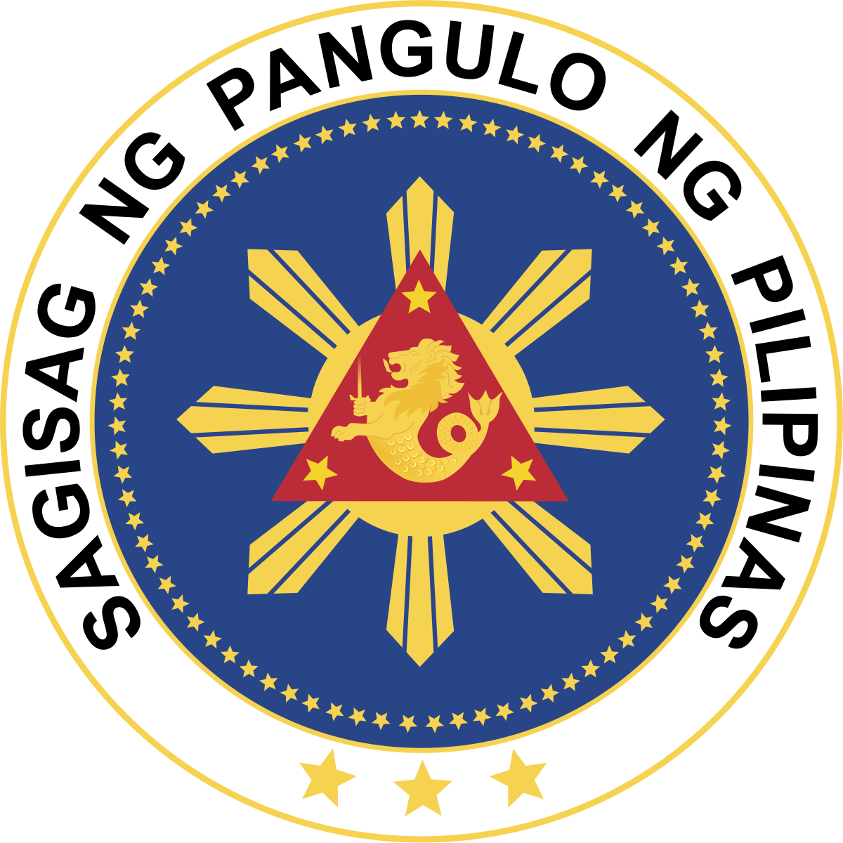 The Office Of The President Presidential Management - Presidential Seal Of The Philippines (1200x1200)