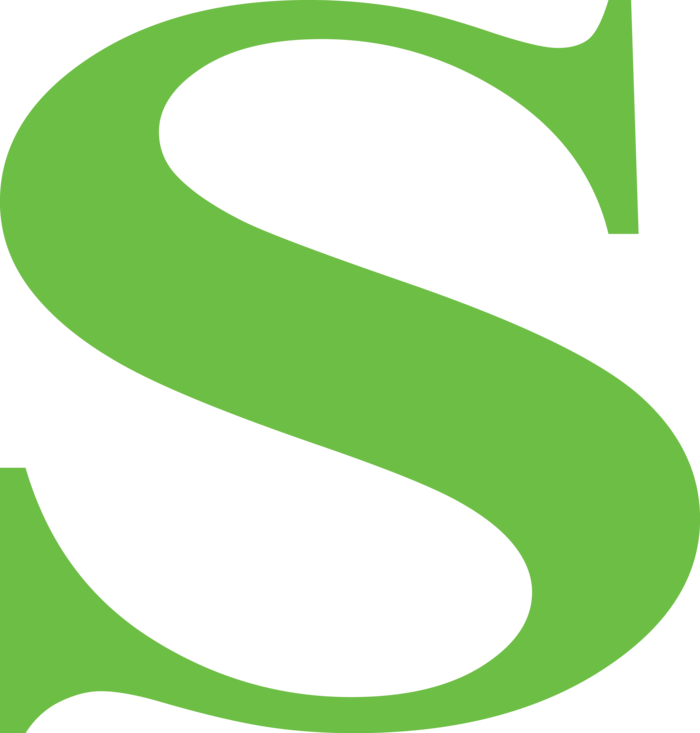 Crafts - Fancy Letter S In Green (700x733)