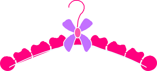 Hanger - Clipart - Clothes Hanger (600x274)