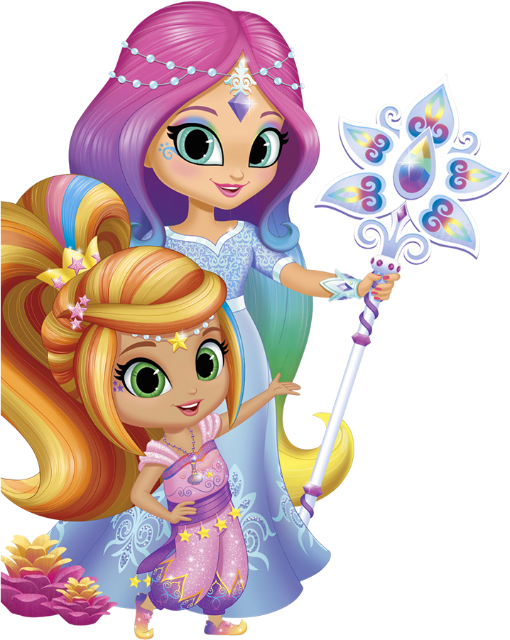 Shimmer And Shine Imma And Leah - Shimmer And Shine Rainbow Zahramay Dolls (750x950)