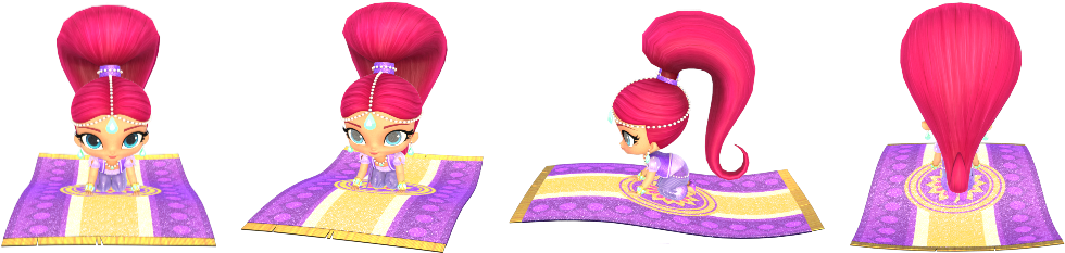 Shimmer Sprites From Shimmer And Shine Carpet Racing - Shimmer Sprites From Shimmer And Shine Carpet Racing (1000x300)