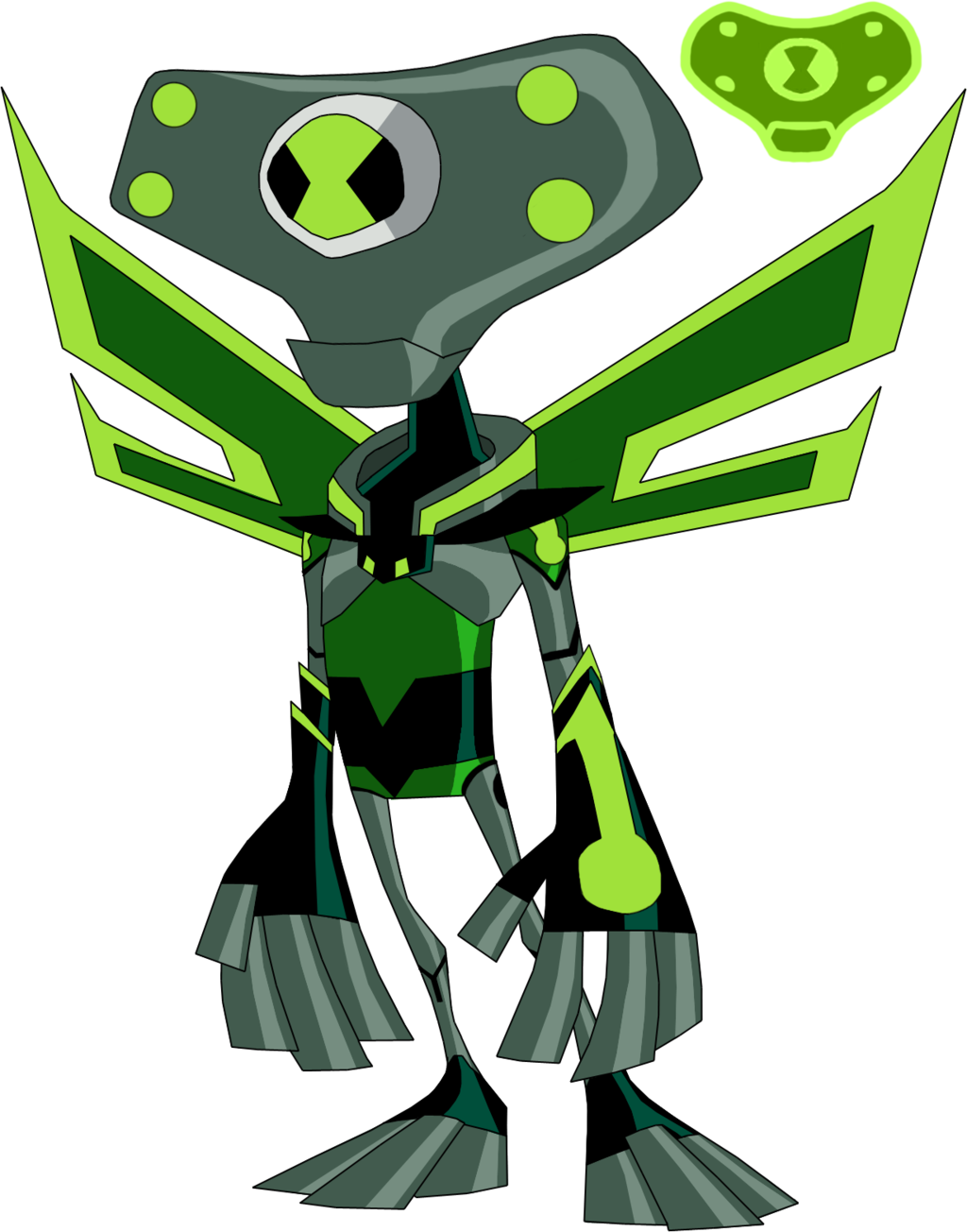 Paper Crafts Excellent Nanomech Ben 10 22 Biomnitrix - Ben 10k Biomnitrix Unleashed (1024x1304)