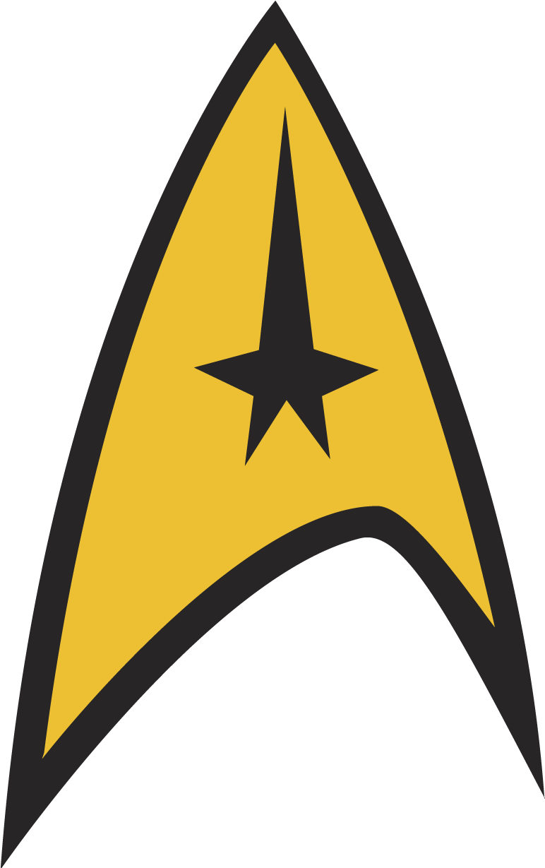 Star Trek Badge By Dhlarson - Star Trek Badge Logo (1500x1378)