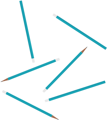 Bright Blue Pencil - Blue Pencil (420x420)