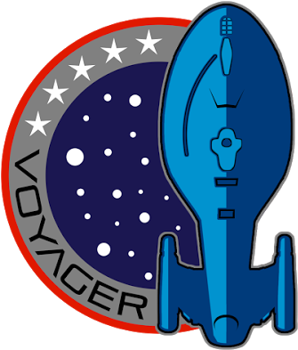 Voyager Patch - Science Fiction (426x426)