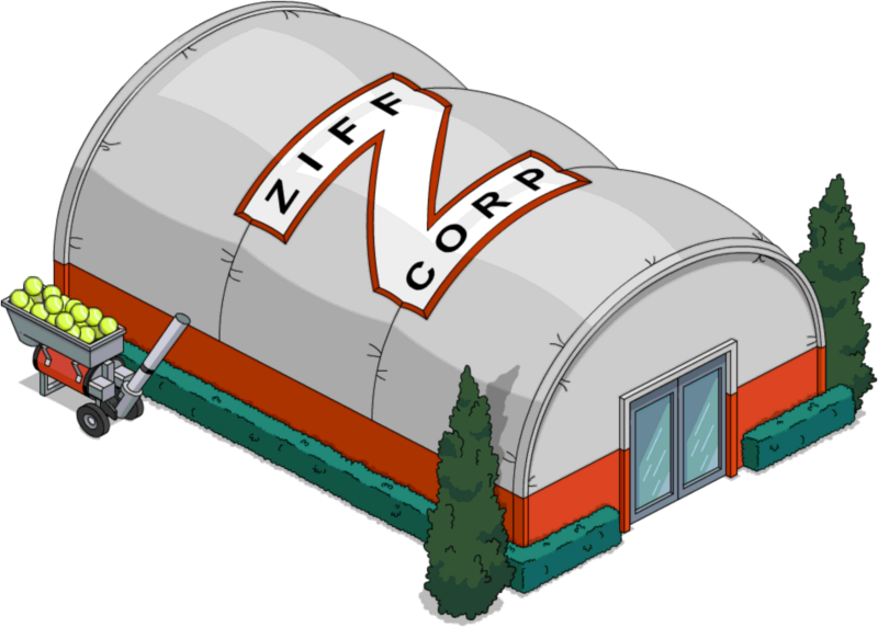 Indoor Tennis Courts - Simpsons Artie Ziff Family (800x572)