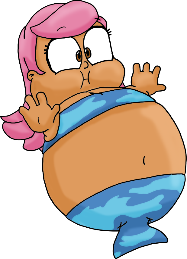 Molly Inflated By Juacoproductionsarts - Molly Bubble Guppies Inflated (619x860)