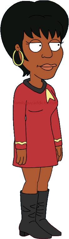 Characters - Family Guy Uhura (239x777)