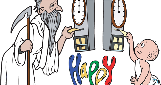 New Years Baby Clip Art 2018 (675x354)