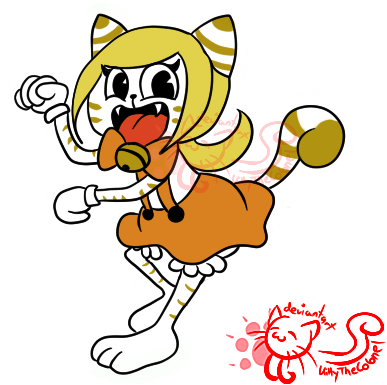 Kitty 1940's Cartoon Style By Kittythecolonel - 1940s Cartoon Style (400x400)