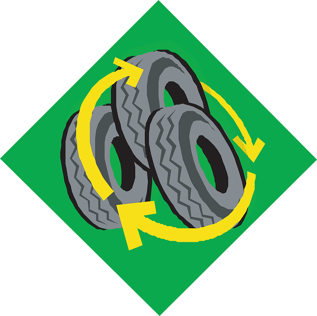 Tires Sign, Green, Symbol, Car, Recycle, Arrows, Parts, - Tire Recycling Gif (640x638)