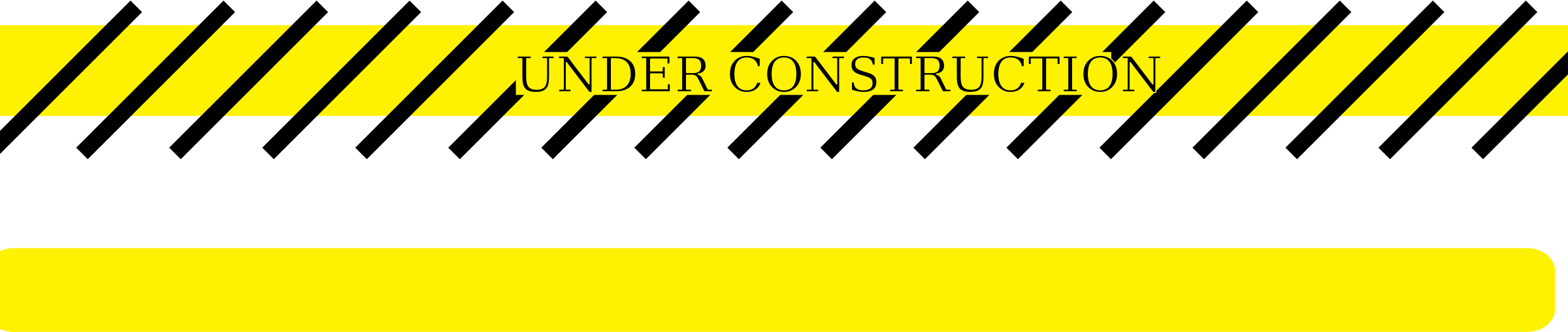 Big Image - Under Construction Tape Clipart (2400x509)