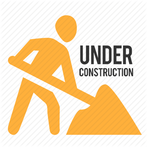 Digging Sign Icon - Under Construction Icon Png (512x512)