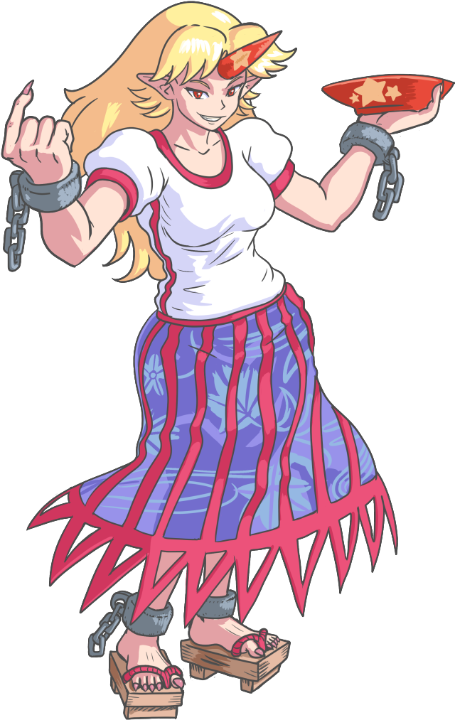 The Still Wip Roster, Character Art Of Yuugi, Murasa - Cartoon (1024x1024)