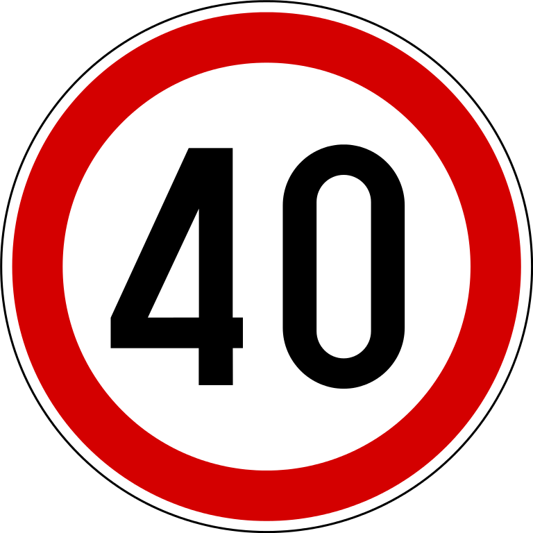 Kilometer Per Hour Traffic Sign Speed Limit Clip Art - Kilometer Per Hour Traffic Sign Speed Limit Clip Art (768x768)