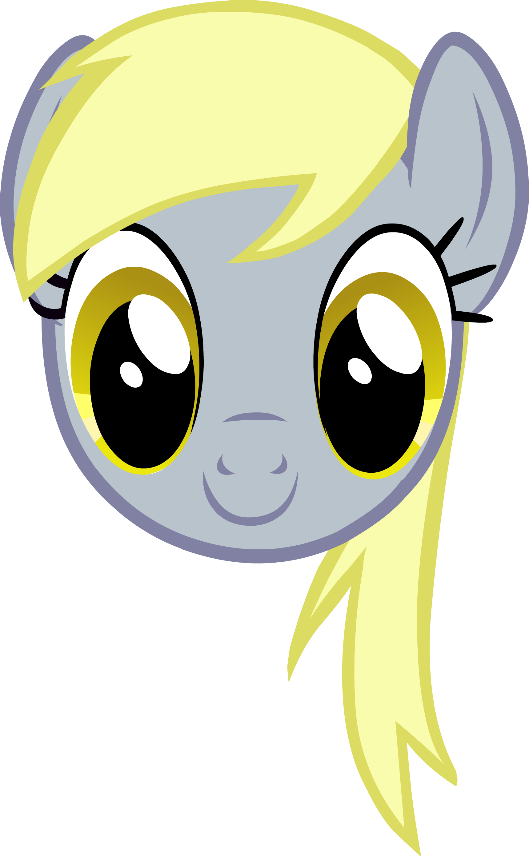 Derpy Hooves Headshot - My Little Pony: Friendship Is Magic (1719x2783)