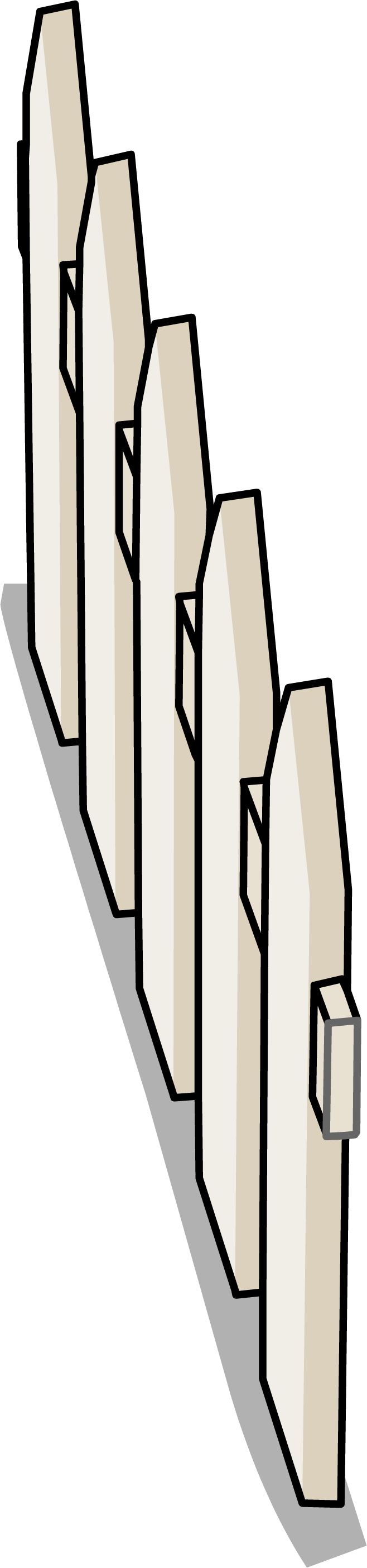Picket Fence Sprite 009 - Picket Fence Sprite 009 (658x2808)
