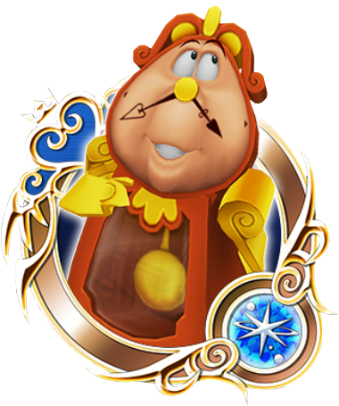 Beauty And The Beast The Beast's Majordomo - Kingdom Hearts Medal Png (428x493)