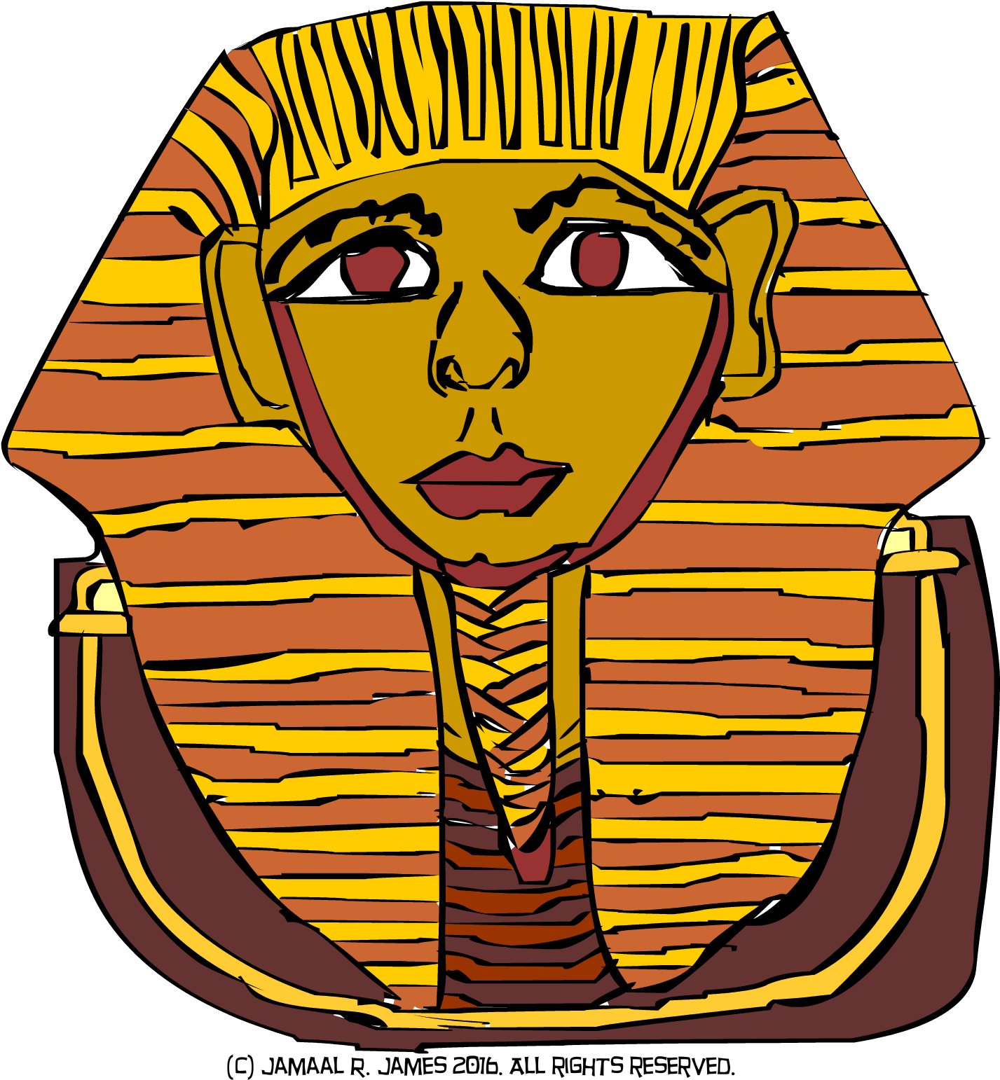 Egyptian Face Caricature By Cartoonist Jamaal R - Illustration (2292x1667)