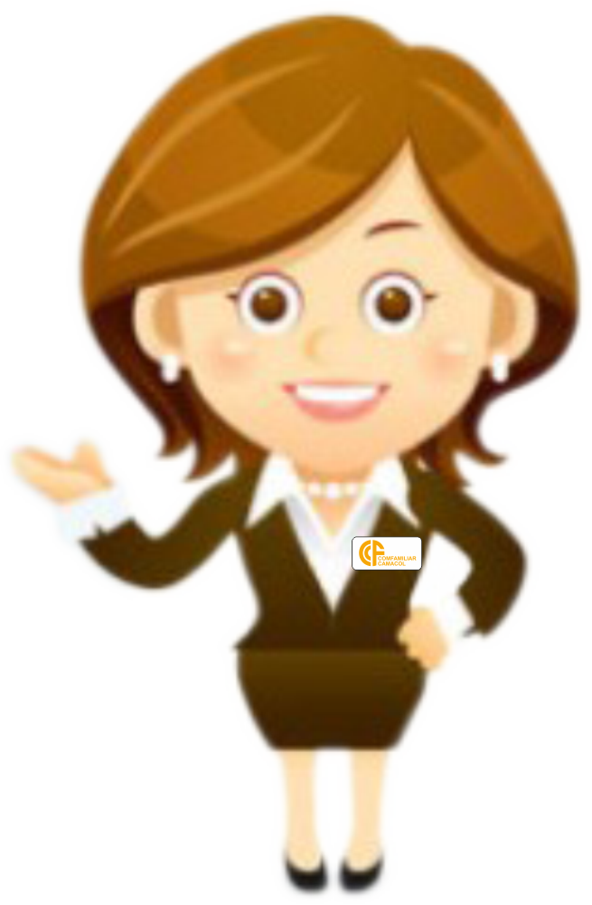 ¡bienvenido Al Centro De Atención Al Usuario De Comfamiliar - Business Cartoon Character Vector Phone (655x1001)