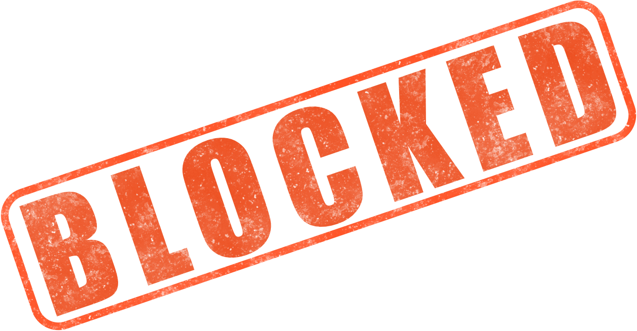 Block Clip Art - Blocked Png (1256x654)