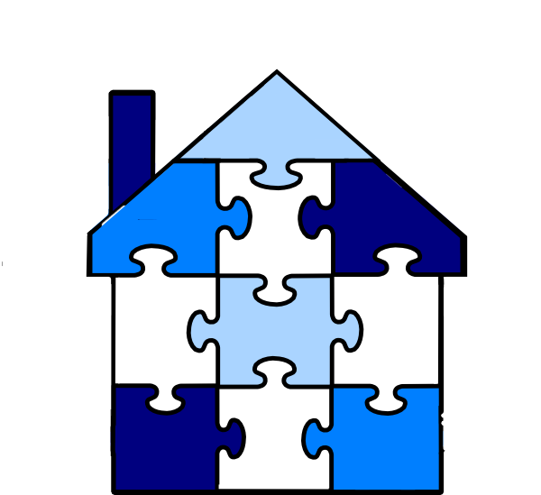 Puzzle Pieces Of A House (600x549)