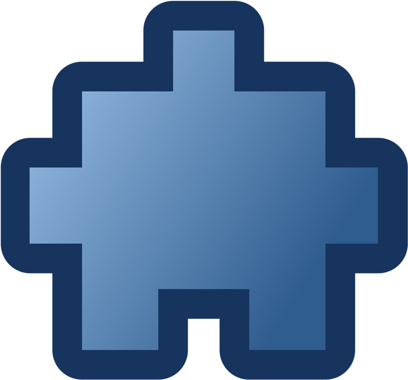 Illustration Of A Blue Puzzle Piece - Icon (958x958)