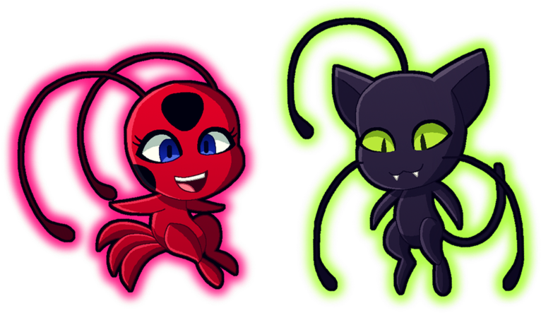 Tikki And Plagg By Cartoonist66 - Plagg (800x485)