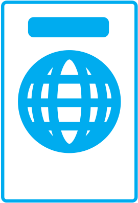 Travel Passport Isolated Vector Icon Illustration - Circle (550x550)