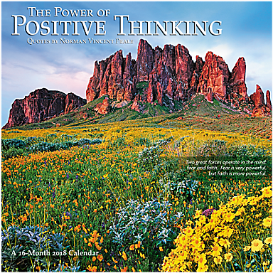 The Power Of Positive Thinking Wall Calendar - The Power Of Positive Thinking (683x683)