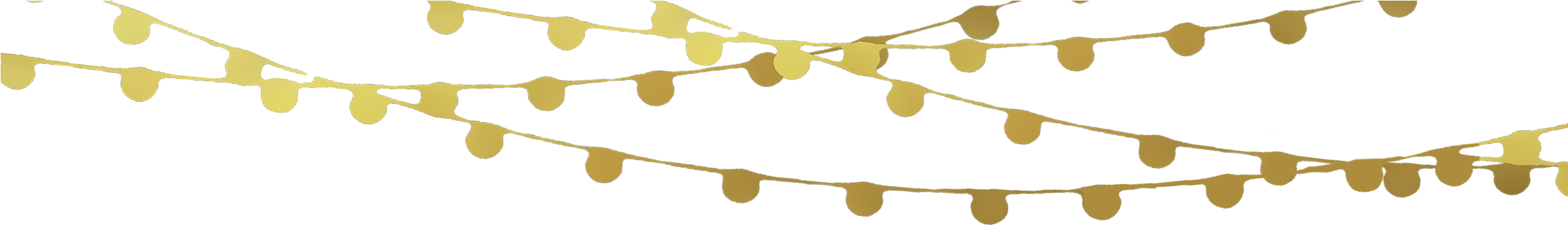 Christmas Lights Png Transparent Christmas Lights - String Light Png (2500x400)