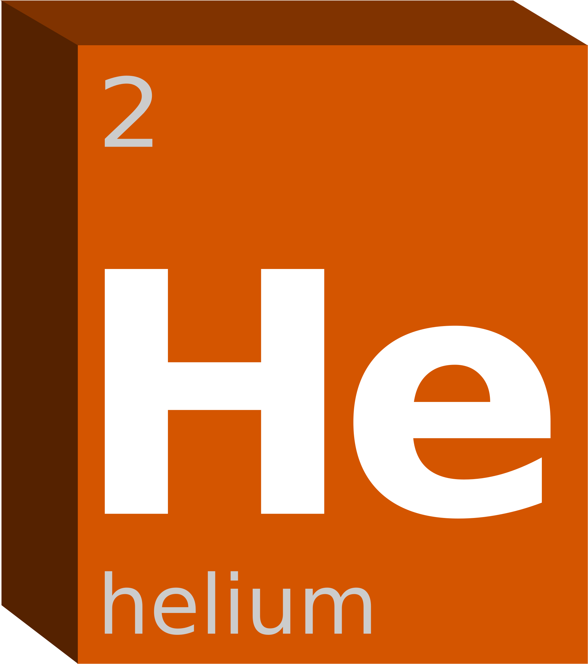 Block- Chemistry - Helium Clipart (2400x2400)