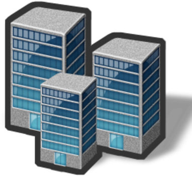 3 Buildings Icon - 3 Buildings (400x400)