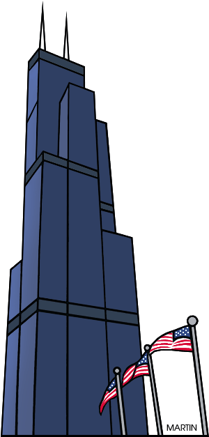 Sears Tower Clipart - Willis Tower Clipart (320x648)