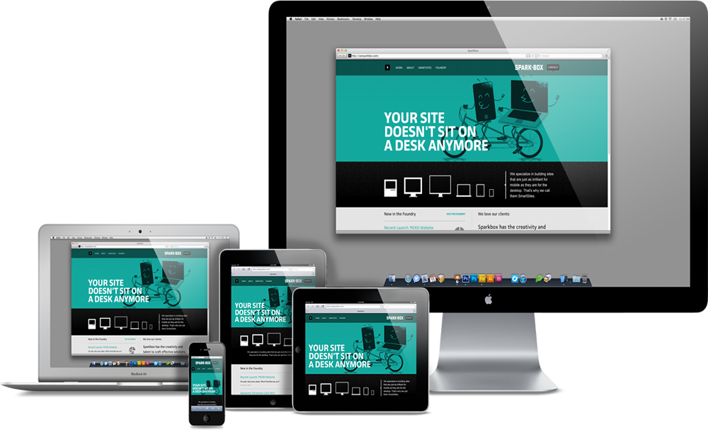 Responsive Web Design Clipart Design Png - Responsive Web Site Design (1000x607)