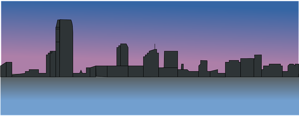 Atlanta Skyline Vector 16, Buy Clip Art - Edificios En El Horizonte (960x480)
