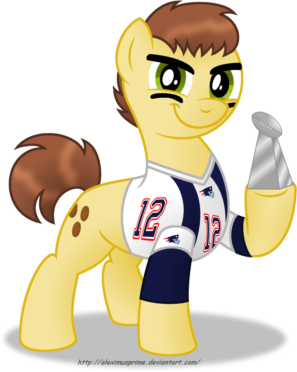 Tom Brady In Equestria By Aleximusprime - Cartoon (1024x1243)