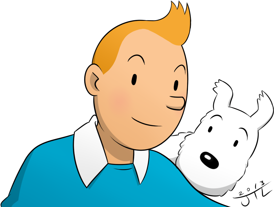 You're - Tintin And His Dog (967x720)