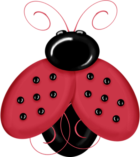 Scrapkit Cute Bugs And Co - Ladybug (447x500)