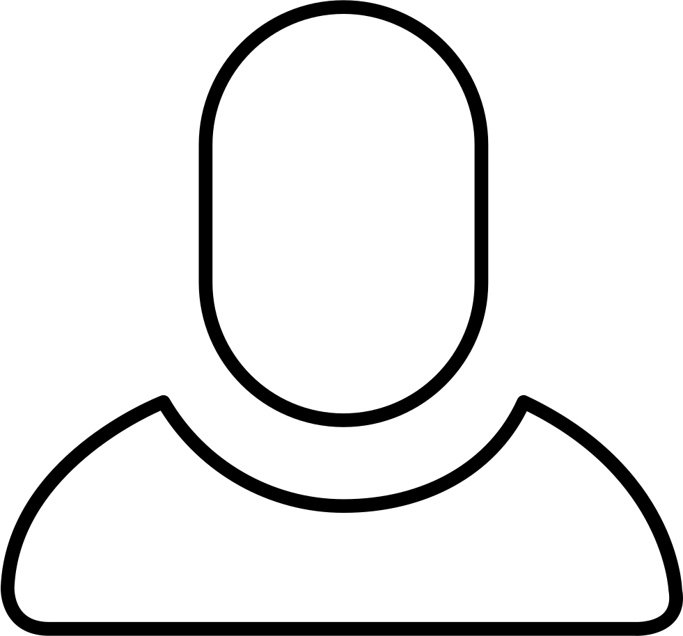 Person Outline Svg Icon Free Download - Icon (981x914)