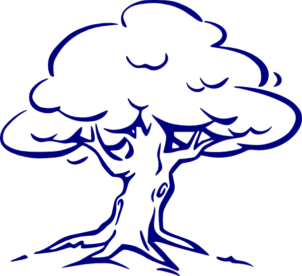 Family - Oak Tree Drawing Easy (600x548)