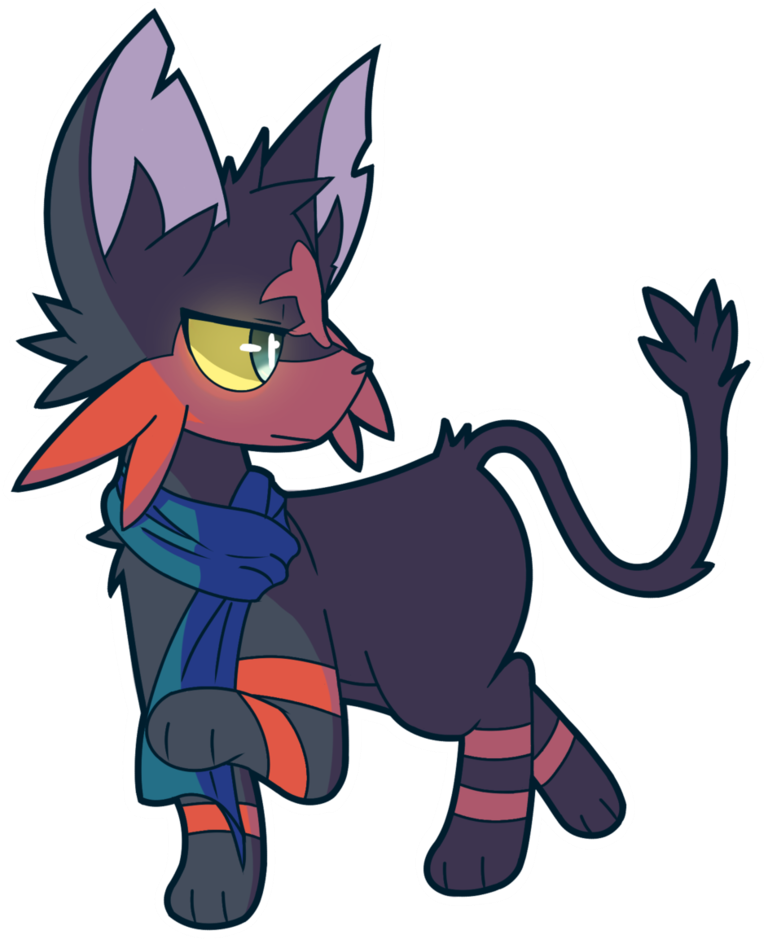 Olie The Litten By Thelanternfishisamaz - Cartoon (834x958)