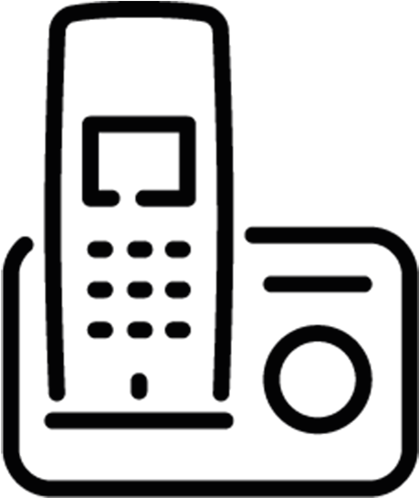 Online Platforms As Well As Export - Cordless Phone Clipart (570x570)