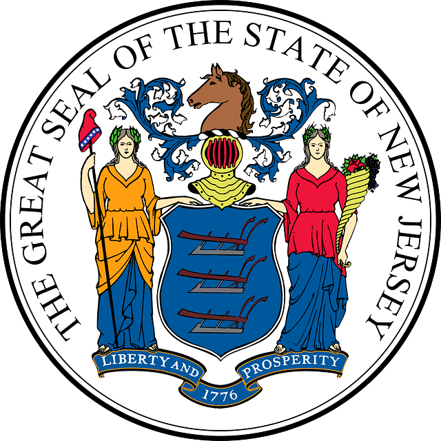 The Seal Of The State Of New Jersey - New Jersey State Flag (800x800)