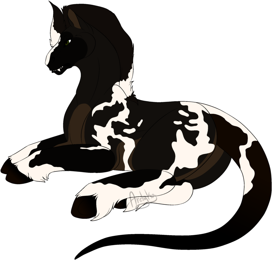 Chunky Grumpy Raptor Horse By The Biack Parade - Illustration (914x874)