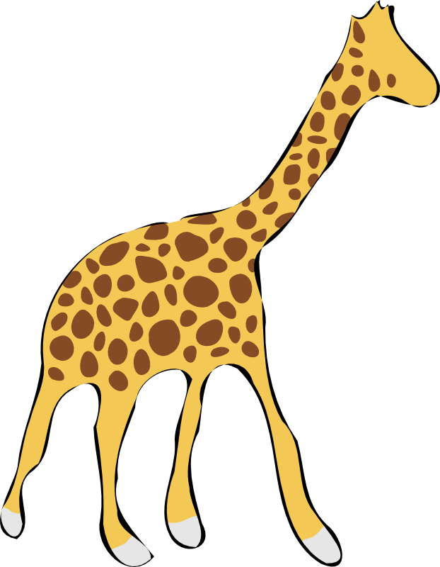Giraffe - Clipart - For - Kids - Giraffe Kartun (622x800)