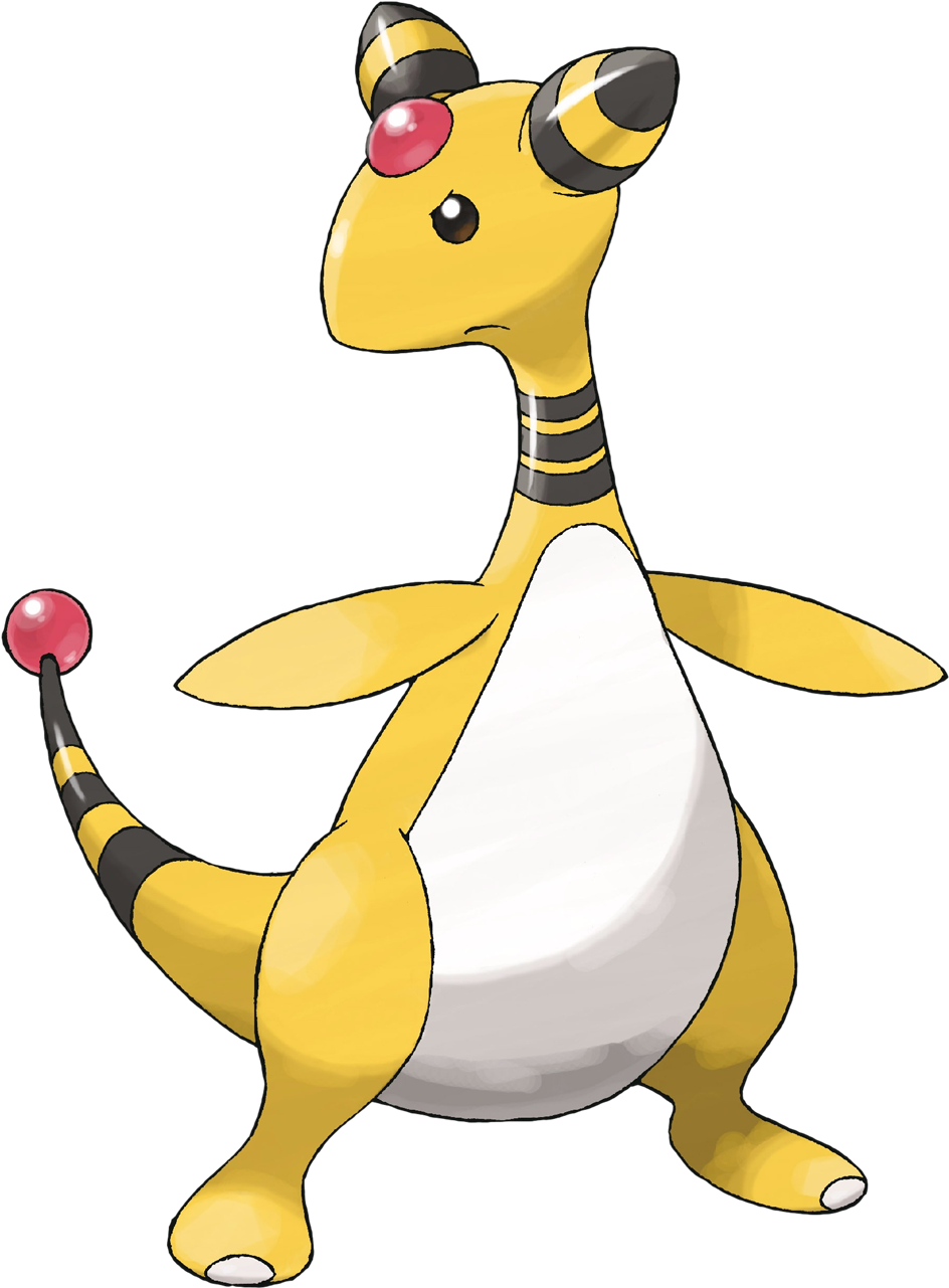 Pre-edit Comparison - Ampharos Png (1280x1280)