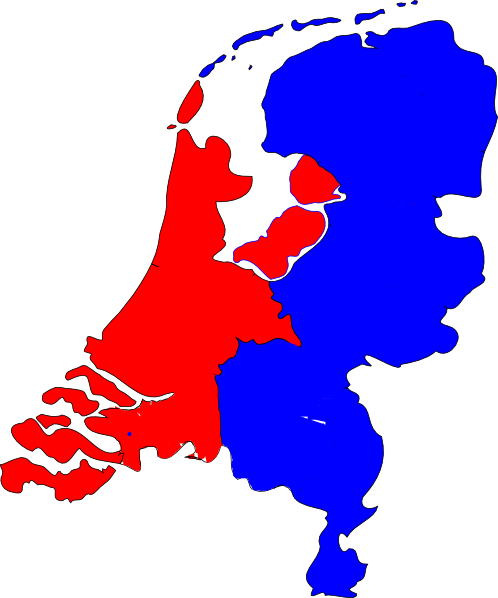This Free Clip Arts Design Of Landkaart Nederland - Netherlands Capital City Map (498x598)